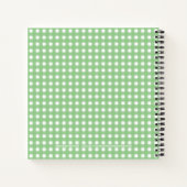 Cute Green Sage & White Plays Notitieboek alledag (Achterkant)