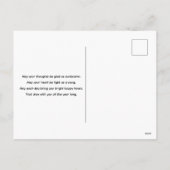 Cute Green St. Patrick's Day Pig Feestdagenkaart (Achterkant)