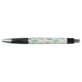 Cute Green Succulent Desert Cactus Pattern Pen (Voorkant)