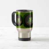 Cute Green Tree Frog Animal-lovers Travel Mug Reisbeker (Voorkant links)