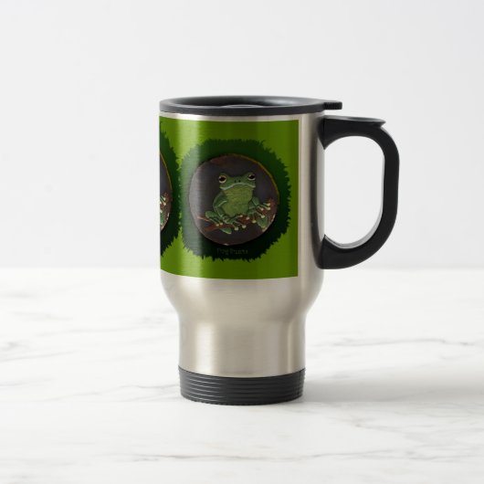 Cute Green Tree Frog Animal-lovers Travel Mug Reisbeker (Rechts)