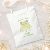 Cute Green Tree Frog - custom kids birthday party. Bedankzakje (Geknipt)