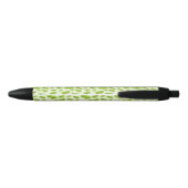 Cute Green Tree Frog Pattern Zwarte Inkt Pen (Achterkant)