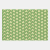 Cute Green Tree Kikker - 3x transparant patroon. Inpakpapier Vel (Voorkant 2)