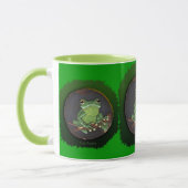 Cute Green Tree Kikker Animal-lovers Gift Mok (Links)