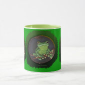 Cute Green Tree Kikker Animal-lovers Gift Mok (Midden)