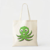 Cute Green Zee Monster Tote Bag (Voorkant)