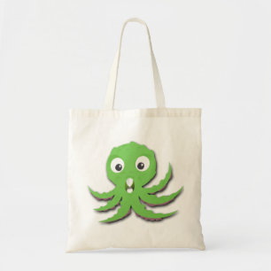 Cute Green Zee Monster Tote Bag