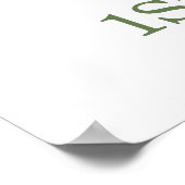 Cute Greenery Elephant Baby shower Welcome Poster (Hoek)