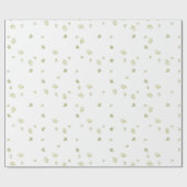 Cute Greenery Waterverf Planten Baby shower Cadeaupapier (Vlak)