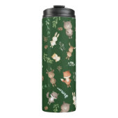 Cute Greenery Woodland Animals Forest Friends Kind Thermosbeker (Voorkant)