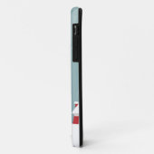 Cute Grey Baby pinguin in wintersneeuw Case-Mate iPhone Case (Achterkant/links)