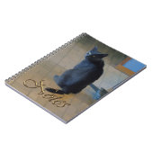 Cute Grey Boerderij Sitting in Ranch Kitchen Notitieboek (Linkerzijde)