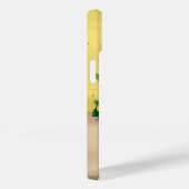 Cute Grey Kitten zit in een pot met kattenvlees Case-Mate iPhone Case (Achterkant / Rechts)