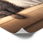 Cute Grey, White & Black Kittens Wall Art Poster (Hoek)