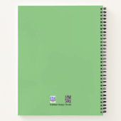 Cute Grey White Cat Notitieboek (Achterkant)