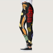 Cute Greyhound Dog en Dog Toys Art Leggings (Links)