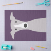 Cute Greyhound (Italiaanse Greyhound) of Whippet D Tissuepapier (Craft)