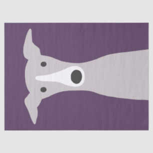 Cute Greyhound (Italiaanse Greyhound) of Whippet D Tissuepapier