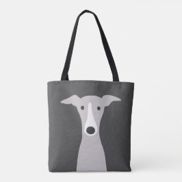 Cute Greyhound (Italiaanse Greyhound) of Whippet D Tote Bag