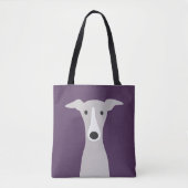 Cute Greyhound (Italiaanse Greyhound) of Whippet D Tote Bag (Voorkant)