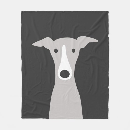 Cute Greyhound | Italiaanse Greyhound | Whippet Do Fleece Deken (Voorkant)