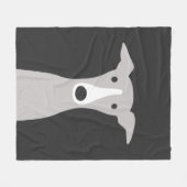 Cute Greyhound | Italiaanse Greyhound | Whippet Do Fleece Deken (Voorkant (Horizontaal))