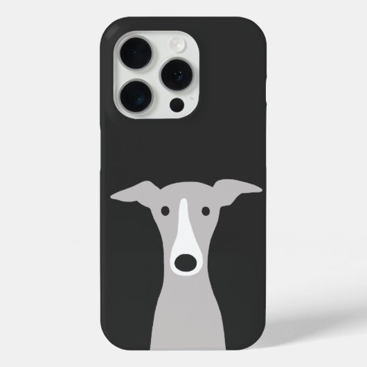 Cute Greyhound Italy Greyhound of Whippet Dog Case-Mate iPhone Case (Achterkant)