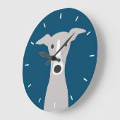 Cute Greyhound Italy Greyhound of Whippet Dog Grote Klok (Hoek)