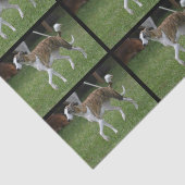 Cute Greyhound Tissuepapier (Detail)