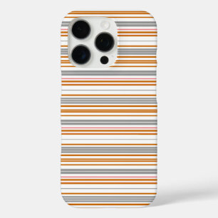 Cute grijs bruine strepen iPhone 16 pro hoesje