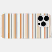 Cute grijs bruine strepen Case-Mate iPhone case (Achterkant (horizontaal))