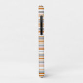 Cute grijze bruine strepen Case-Mate iPhone case (Achterkant/links)