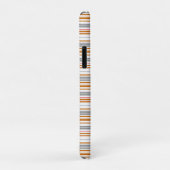 Cute grijze bruine strepen Case-Mate iPhone case (Achterkant/rechts)