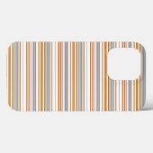 Cute grijze bruine strepen Case-Mate iPhone case (Achterkant (horizontaal))