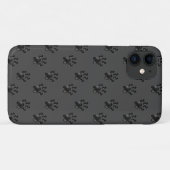 Cute grijze poot patroon Case-Mate iPhone hoesje (Achterkant (horizontaal))