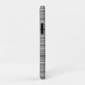 Cute grijze strepen Case-Mate iPhone case (Achterkant/rechts)
