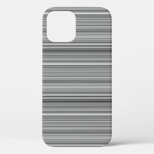 Cute grijze strepen Case-Mate iPhone case (Achterkant)