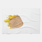 Cute Grilled Cheese Dripping Sandwich Theedoek (Horizontaal)
