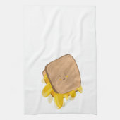 Cute Grilled Cheese Dripping Sandwich Theedoek (Verticaal)