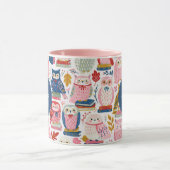 Cute Grillen Uil Mokken (Midden)