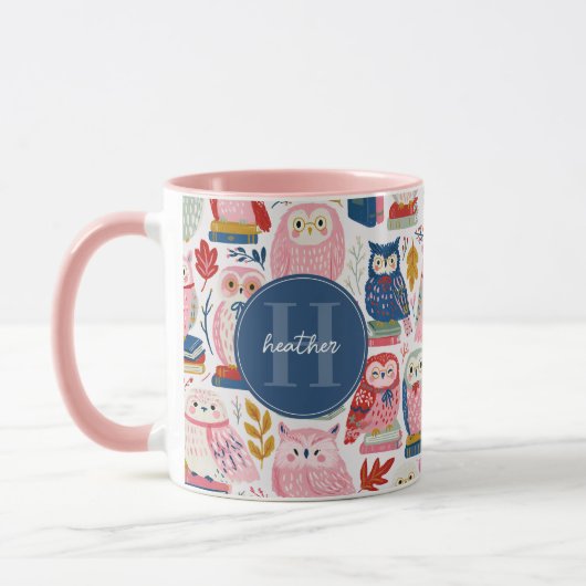 Cute Grillen Uil Mokken (Links)