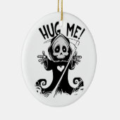 Cute Grim Reaper Hug me Keramisch Ornament (Rechts)