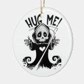 Cute Grim Reaper Hug me Keramisch Ornament (Links)