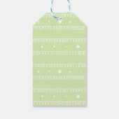 Cute Groene Dinosaurus Verjaardagsfeest Vieringen Cadeaulabel (Achterkant)