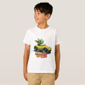 🚗 Cute Groene Draak Klassieke Autorit 🐾 T-shirt (Voorkant volledig)