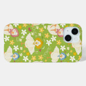 Cute Groene Eend & Madeliefje Naadloos Patroon Case-Mate iPhone Case (Achterkant (horizontaal))