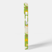 Cute Groene Eend & Madeliefje Naadloos Patroon Case-Mate iPhone Case (Achterkant / Links)
