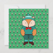 Cute groene vos (Achterkant)