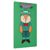 Cute groene vos klembord (Rechts)